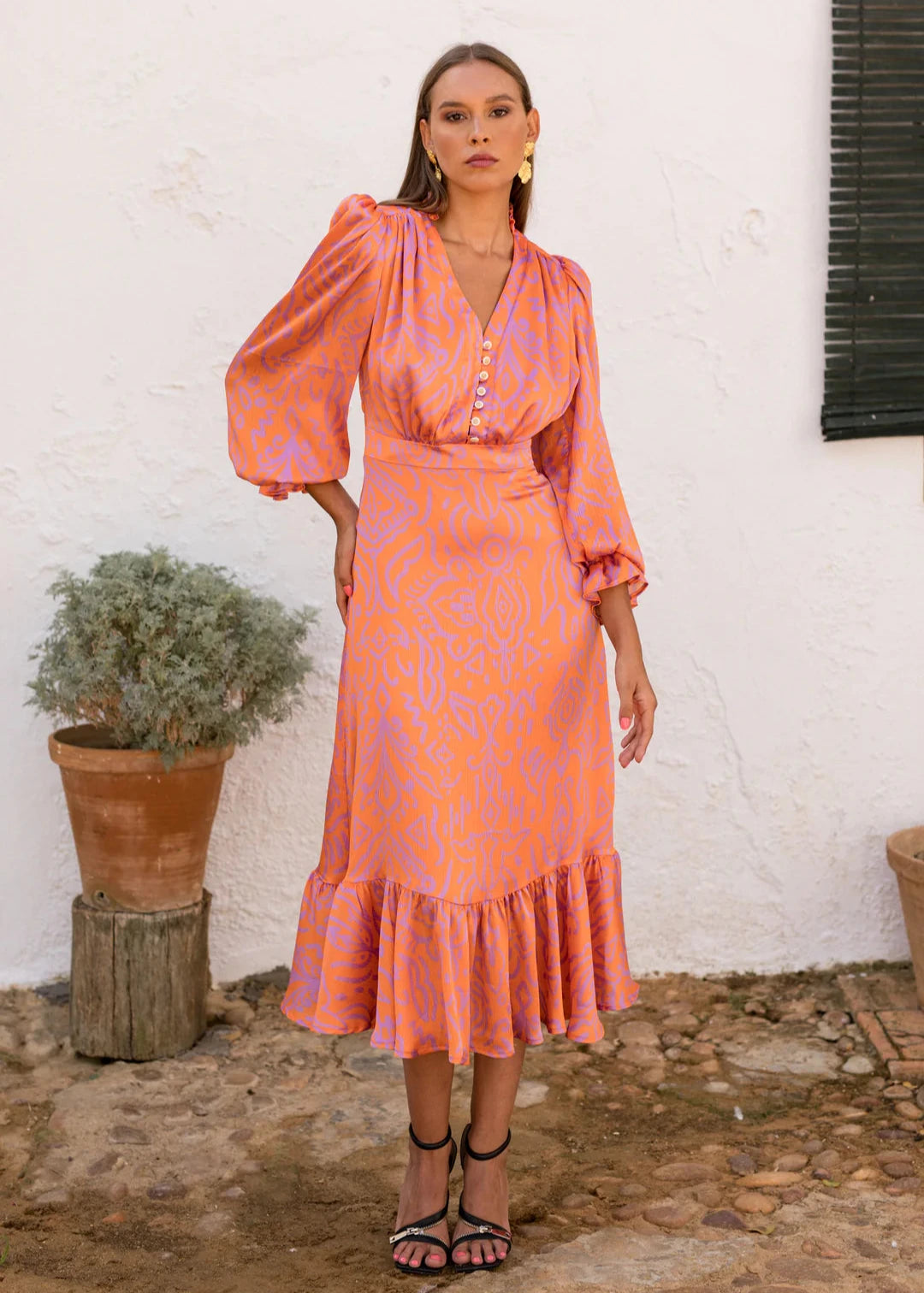 Vestido Stella Naranja