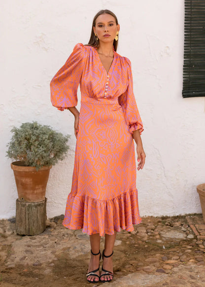 Vestido Stella Naranja